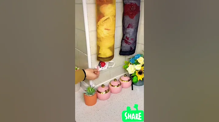Organising Plastic Bags/Grocery Bags Storage/Storage Hack/Shopping Bag Hack/Easy & Quick Trick/ASMR - DayDayNews