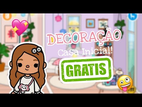 DECORAÇÃO GRÁTIS - CASA INICIAL! (Toca Life World) 