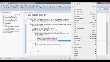 mongoDB Prototype Project 02 (Java Authentication + insert JSON data)