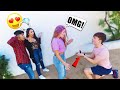 PROPOSING IN FRONT OF OTHER YOUTUBERS! (Cute Reaction)