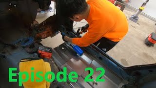 Battery Tray, Frame Rail, Floor Pan (Pt.2) - Datsun Z Rebuild Episode 22