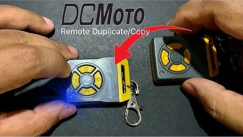 How to Duplicate Gate Remote Control | DCMoto Remote Control Copy - Anti Spy