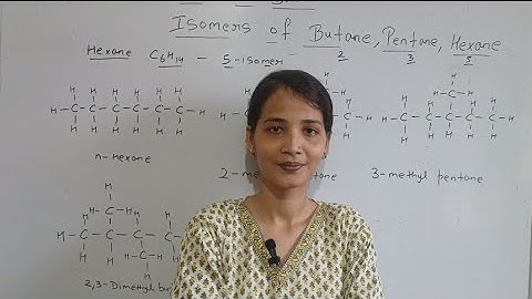 How to draw possible isomers of butane, pentane,hexane class 10th