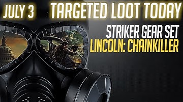 The Division 2 | New Targeted Loot Today | July 3, 2021 | *Chainkiller* | Best *Solo PVE Build*