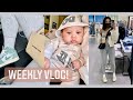 PRODUCTIVE WEEKLY VLOG : MASSIVE BABY SUMMER HAUL | ORGANIZING MY SNEAKER WALL |  IKEA HAUL !