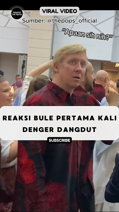 Bule Denger Dangdut, Langsung Party‼️ #reaksibule #buleriview #shorts