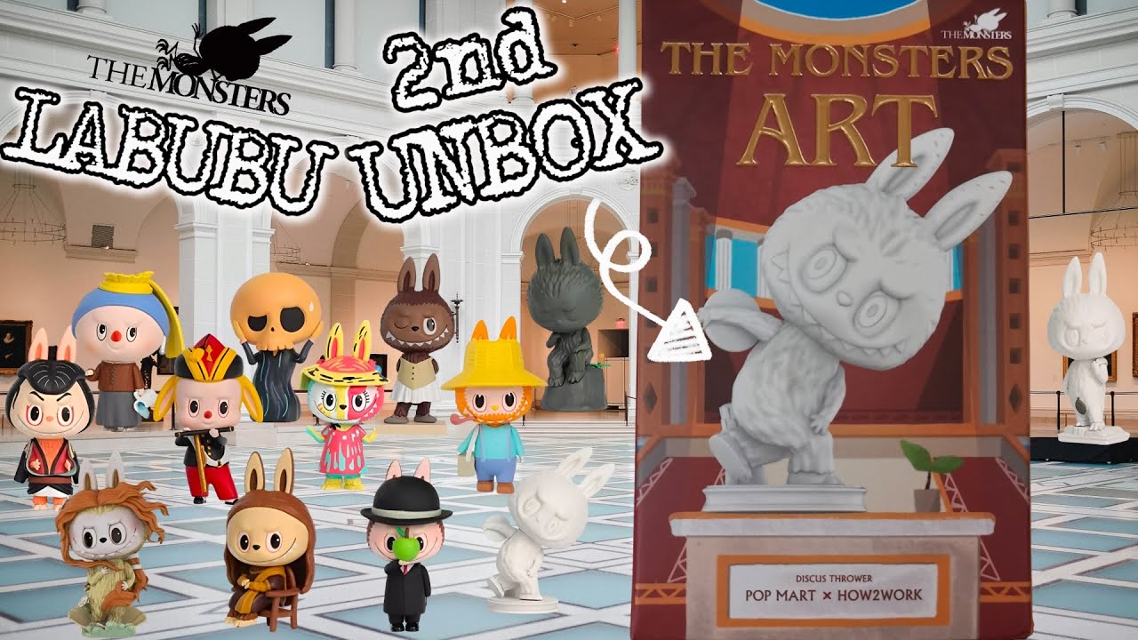 未開封★POP MART⬛︎THE MONSTERS ART⬛︎LABUBU Pop Mart LABUBU unboxing The Monsters ART Series Blind Box
