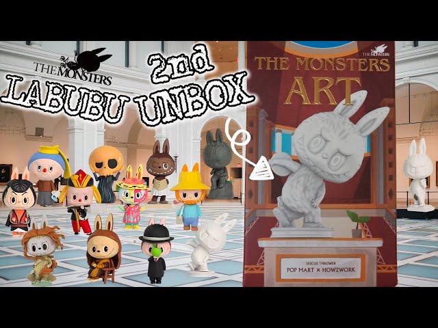 Pop Mart LABUBU unboxing The Monsters ART Series Blind Box