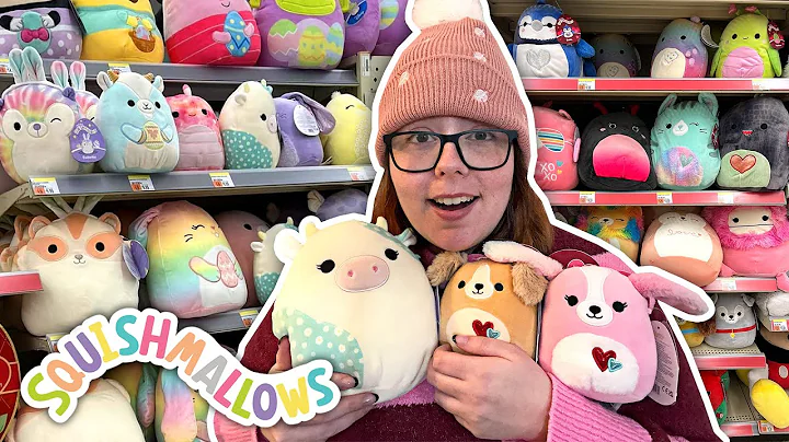 VALENTINES DAY & EASTER SQUISHMALLOWS? | squishmallow hunting at target & walgreens