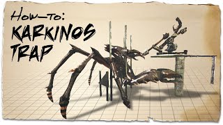 How to build a Karkinos Taming Trap (v3) | ARK: Survival Evolved | Building Tips