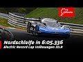 Electric record nordschleife  full lap volkswagen idr