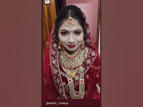  Bridal bold eye makeup on beautiful Reception Bride #shorts video 💫🥰💕😻 ...