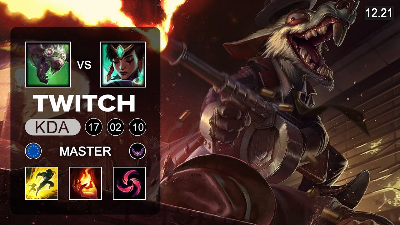 Twitch vs Karma Top - EUW Grandmaster - Patch 12.21 Season 12 - YouTube