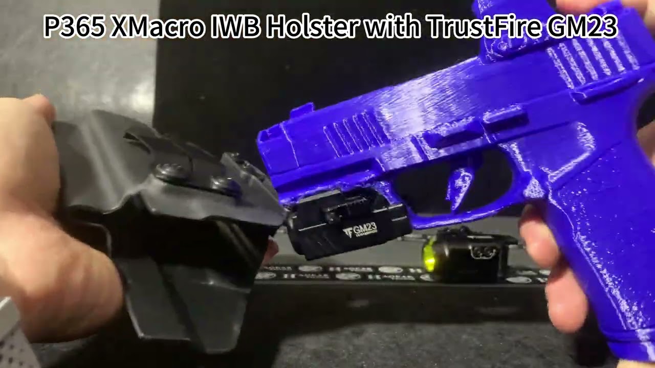 P365 XMacro IWB Holster with TrustFire GM23 & GM23S