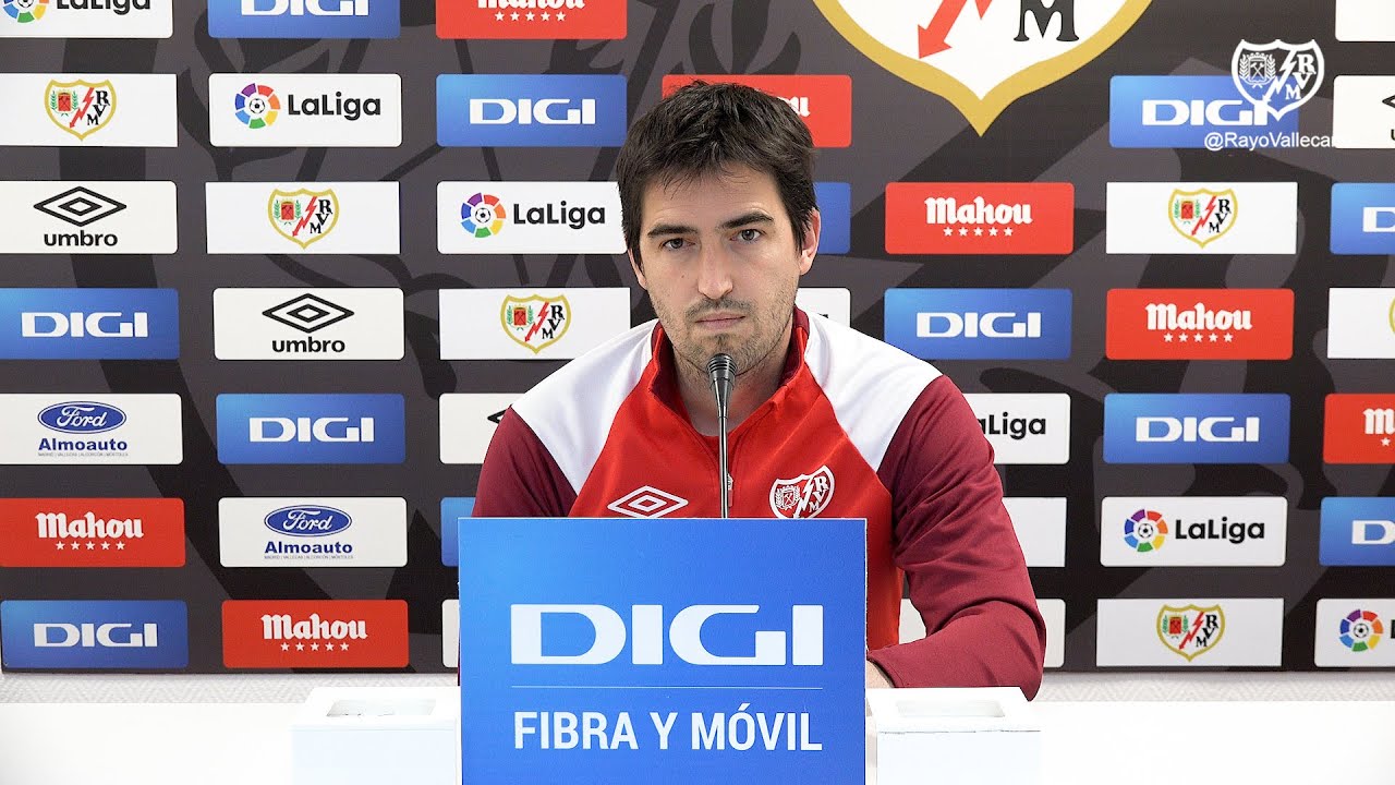 Andoni Iraola previa Rayo - Mallorca de Copa - YouTube