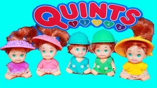 Babies Quints Rare Popular Baby Dolls from 90s Toys