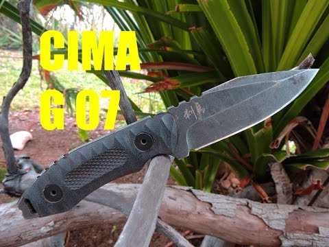 [ Customer Review Video ] CIMA G07 Fixed Blade Knife