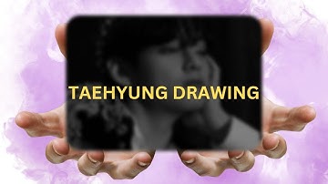 Drawing BTS: V (Taehyung) 뷔 | Art by sjxart