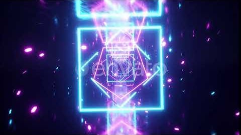 Crazy Flight in a Retro Futuristic Space | Motion Graphics - Envato elements