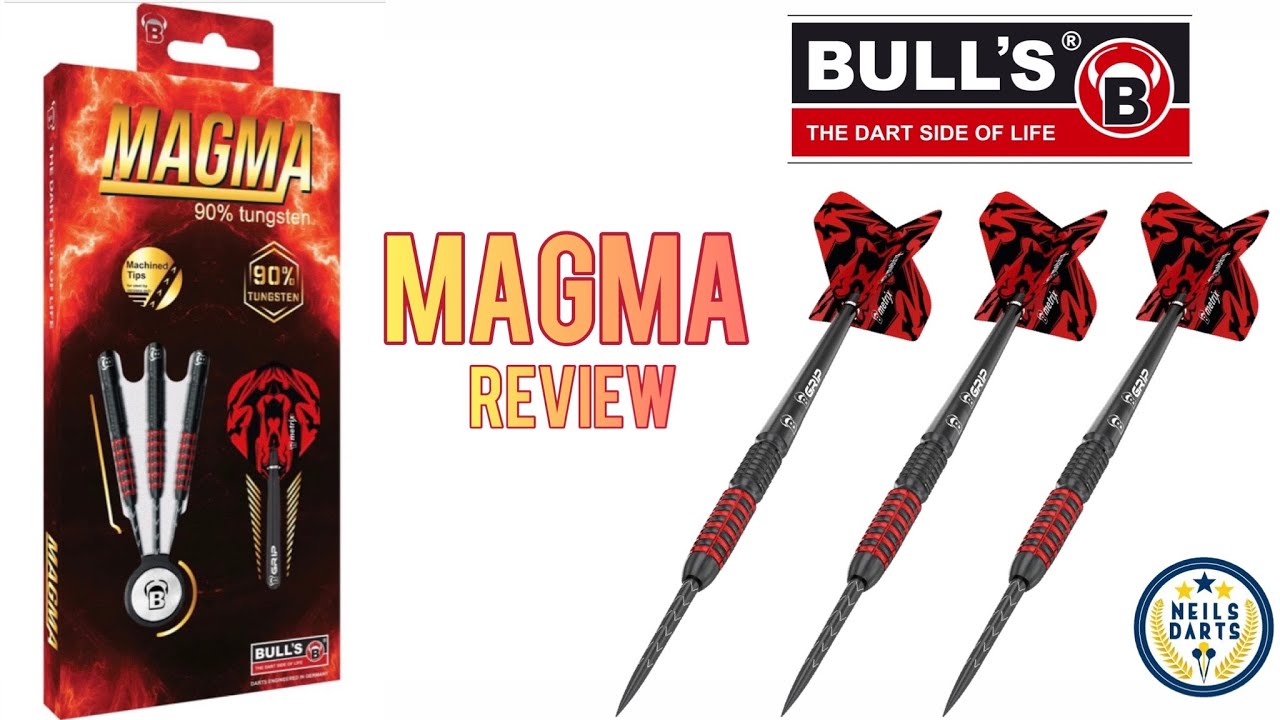 BULL'S Magma Darts - Tip - and Red Review YouTube