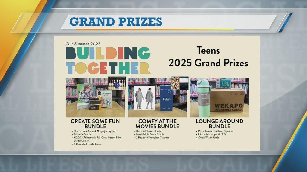 Evansville Vanderburgh Public Library: Summer Reading Program (7/7/2025)