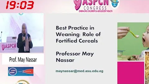 Best Practice in Weaning Prof May Nassar