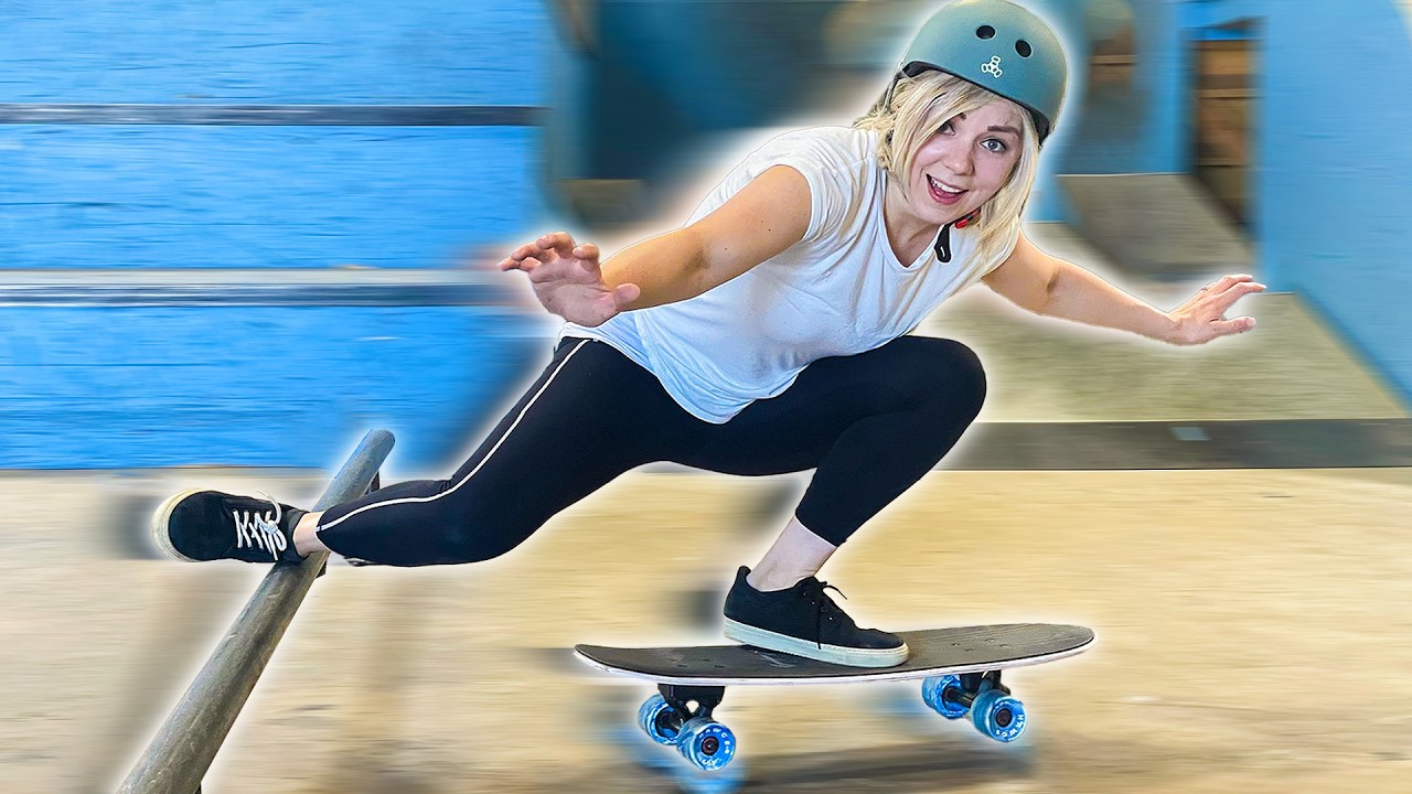CHLOE ATTEMPTS HER MOST TERRIFYING TRICK YET! - YouTube