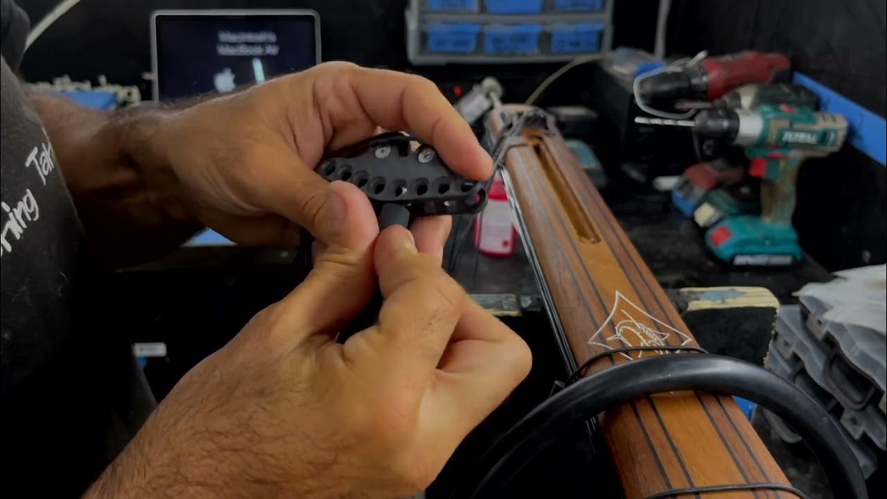 JOINTS SPEARFISHING TAHITI HOW TO REPLACE BANDS ON MY INVERT ROLLER