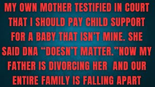 My own mother testified in court that I should pay child support for a baby that isn’t mine 