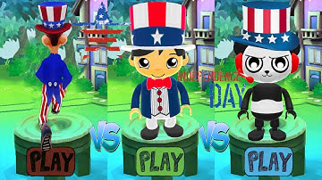 Tag with Independence Day Ryan vs Forrest Run GamePlay