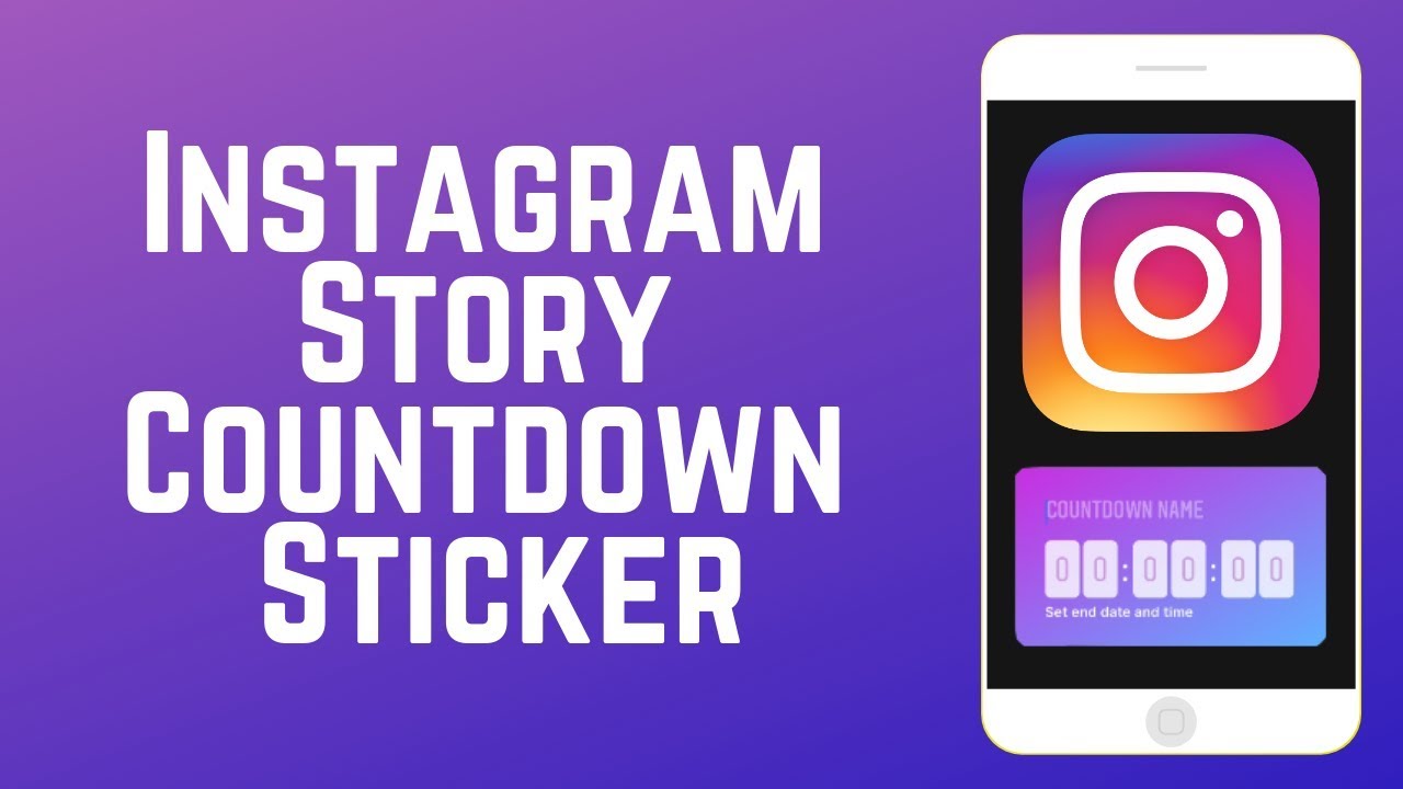 How to Use The NEW Instagram Story Countdown Sticker! - YouTube