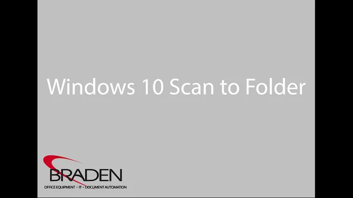 Windows 10 Scan to Folder FTP