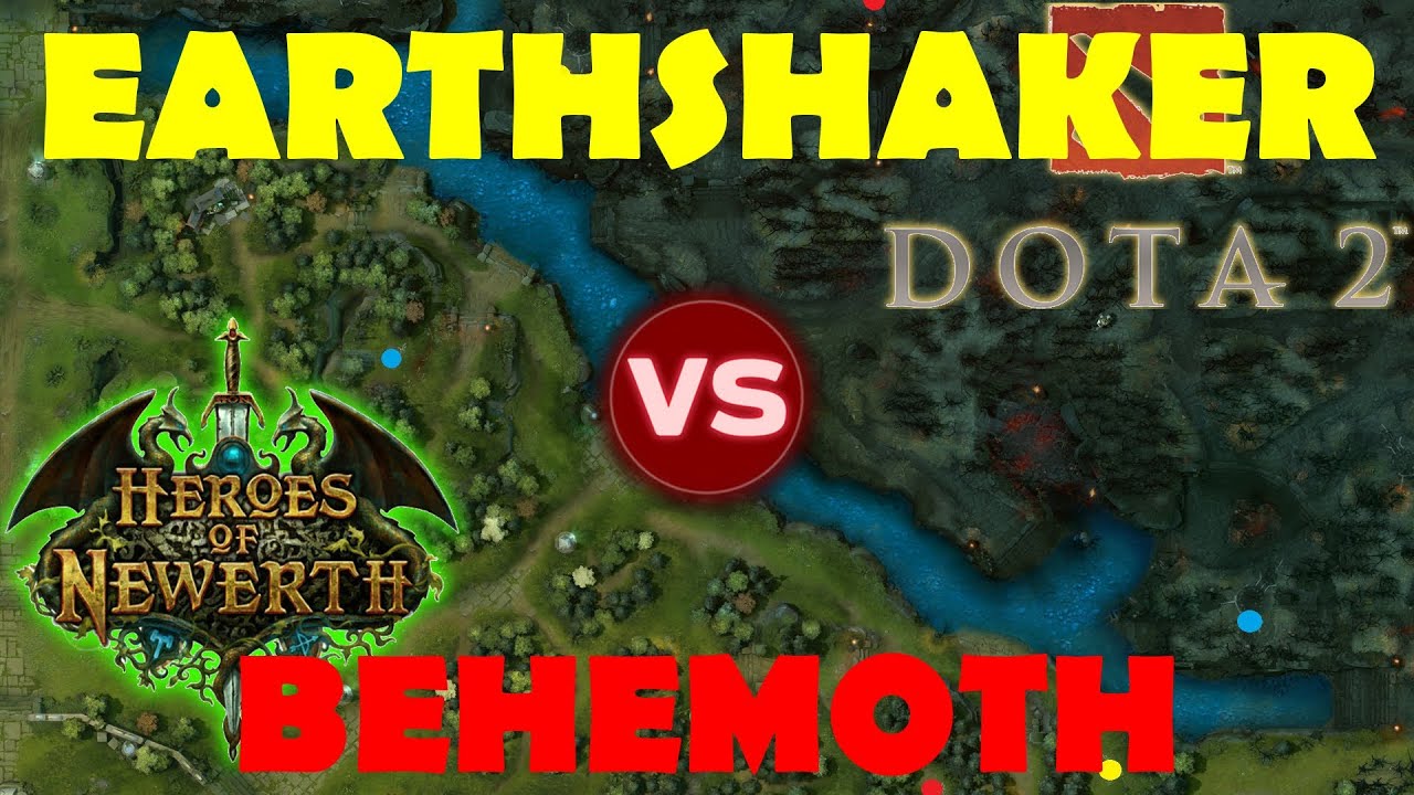 Dota 2 Vs Hon Earthshaker Vs Behemoth Comparison Youtube