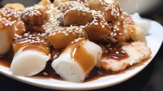 Malaysian Style Chee Cheong Fun | Rice Noodle Roll with thick sweet sauce| Tasty Noodle Recipe