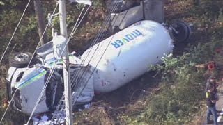 Evacuation recommended for some Doylestown residents after truck crash