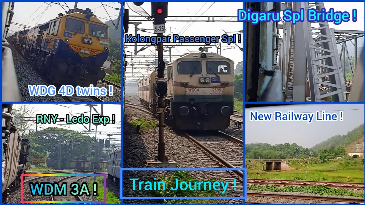Skipping Panikhaiti,Thakurkuchi,Tetelia Junction_15967 UP Rangiya Ledo Exp ! NGC WDM 3A !