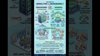 om explains what is monolithic vs microkernel