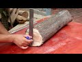 Perfect Creative Woodworking Ideas From Dried Stumps // A Roundtable Extremely Rugged And Easy To Do
