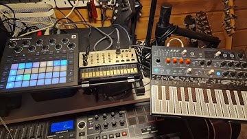 Evening Jam 7 - Synthwave - Circuit Tracks - Volca Keys - Microfreak