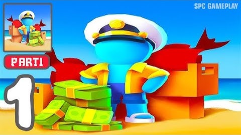 Fish Mish - Gameplay Walkthrough Part 1 - Stickman Fish Port Shop - iOS & Android Gameplay