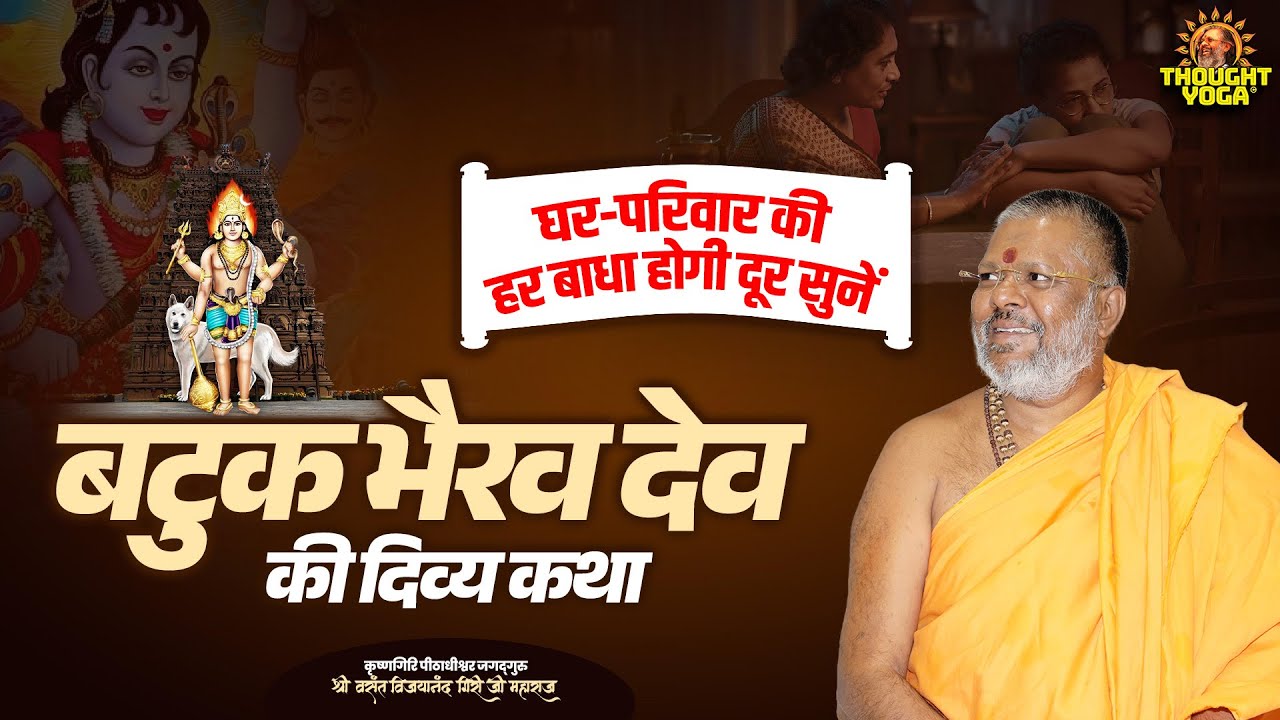 घर-परिवार की हर बाधा होगी दूर - सुनें बटुक भैरव देव की दिव्य कथा || Vasanth Vijay ji Maharaj