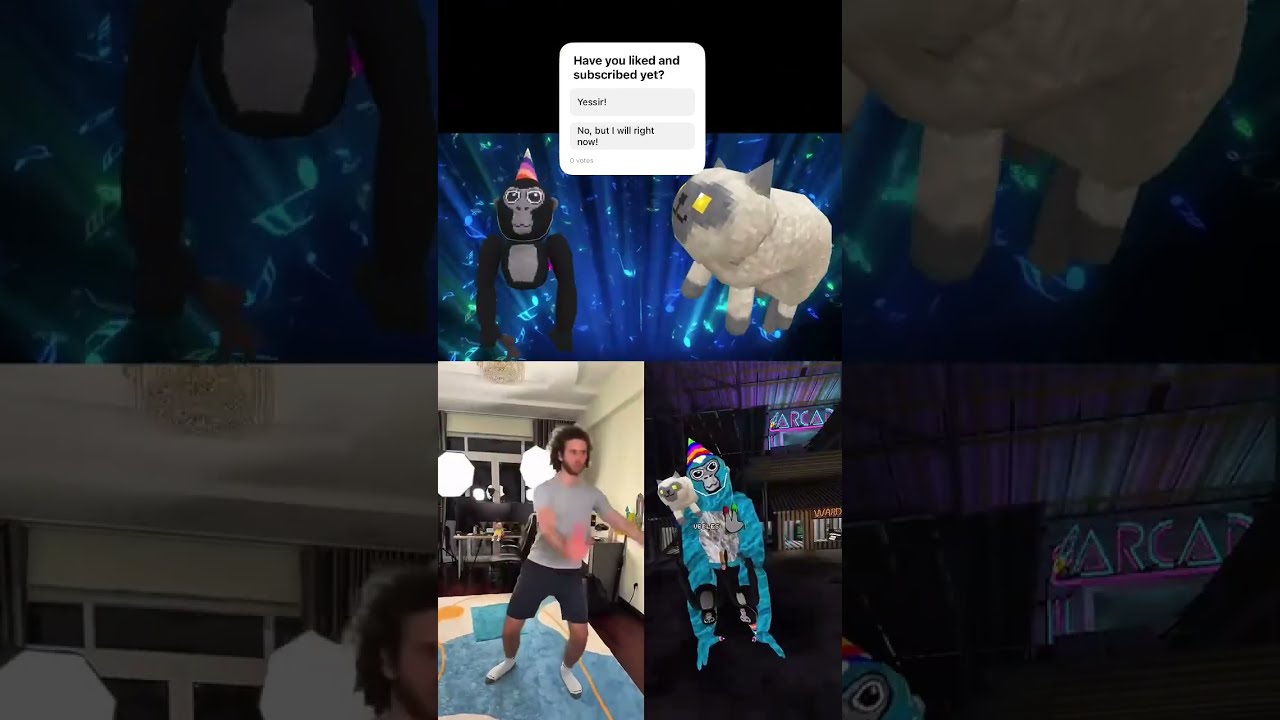 Doing This Trend In Gorilla Tag Again Gorillatag Vr Shorts