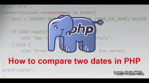 How to compare two dates in PHP in Urdu / Hindi - Learncodeweb