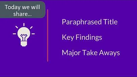 August 2018: Translational video for AAIDD journal