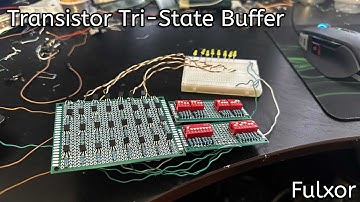 Tri-State buffercircuit gemaakt van TRANSISTOREN!