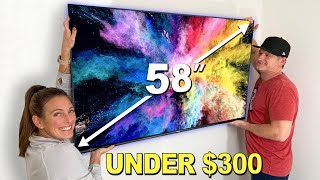 A Budget TV for any Room  58' Hisense Roku TV & more