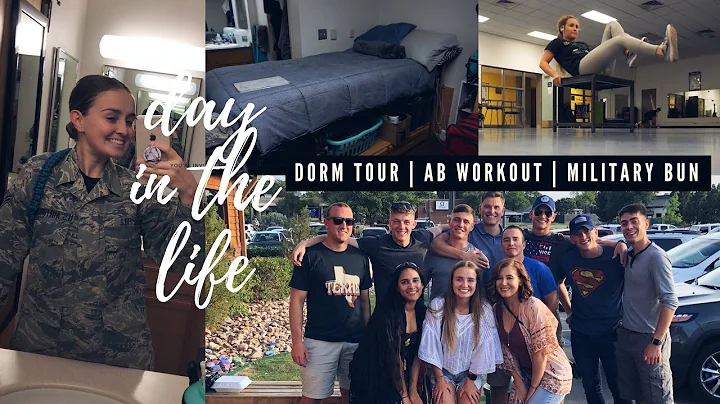 A DAY IN THE LIFE // MILITARY BUN // DORM TOUR