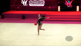 IKROMOVA Takhmina (UZB) - 2021 Rhythmic Worlds, Kitakyushu (JPN) - Qualifications Ball