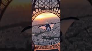 Parisian Wingsuit Adventure: Leaping Off the Eiffel. #Wingsuit #Paris #Eiffel