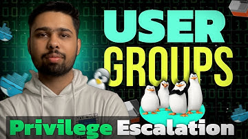 User Groups || Linux Privilege Escalation